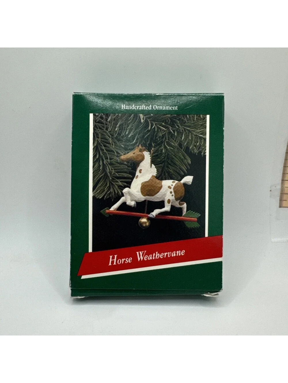 Hallmark Christmas Ornament 1989 Horse Weathervane Vintage NIB
